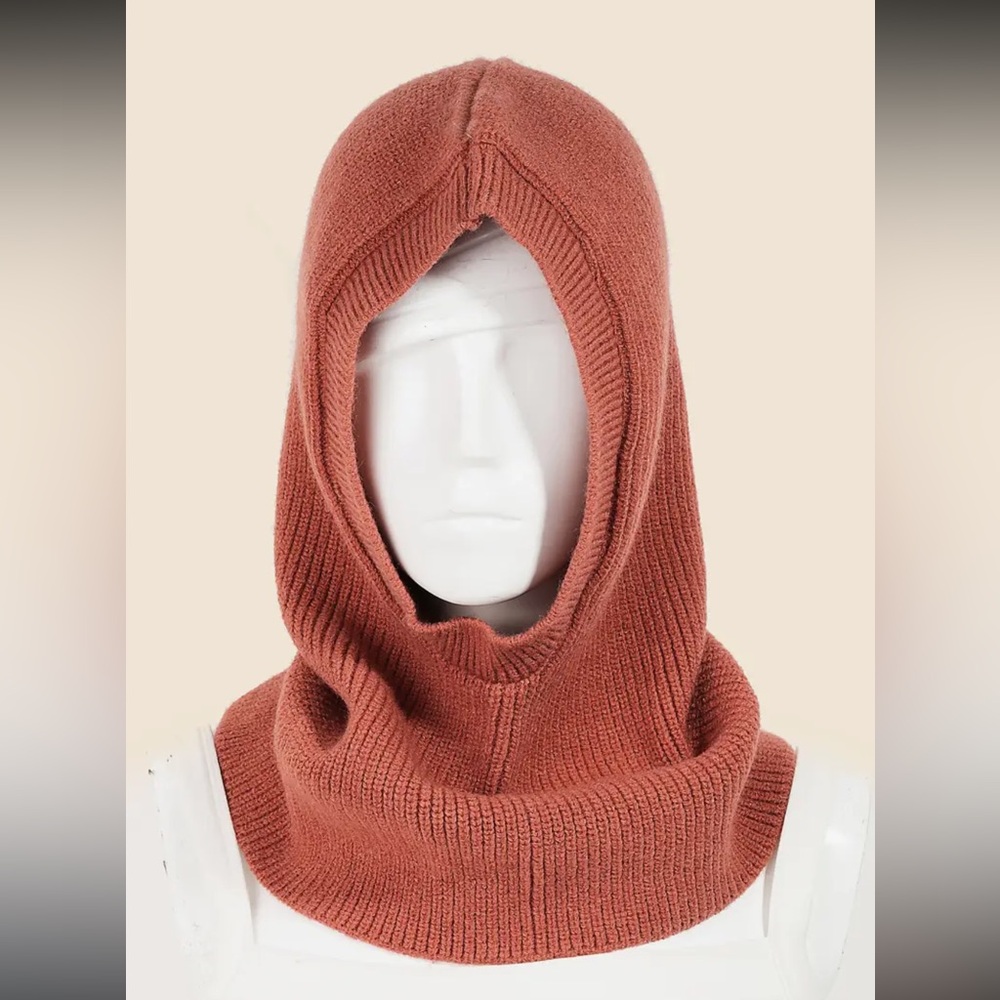 ShopEvelynne Knit Hooded Scarf